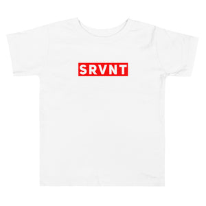 Toddler Supreme SRVNT Short Sleeve- White
