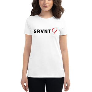 SRVNT Heart Women's T-shirt - White
