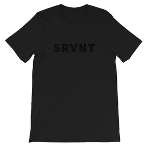 SRVNT T-Shirt- Black on Black