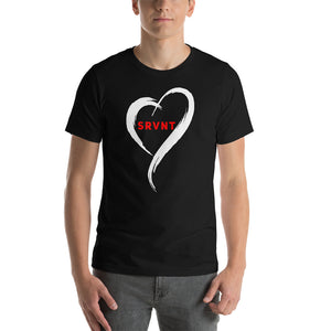 SRVNT Heart T-Shirt- Black