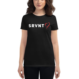 SRVNT Heart Women's T-shirt - Black