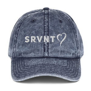 SRVNT Heart Vintage Cap- Denim