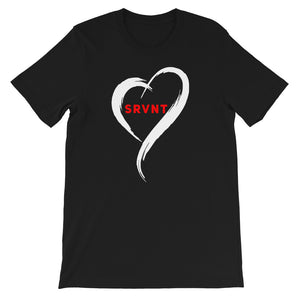 SRVNT Heart T-Shirt- Black