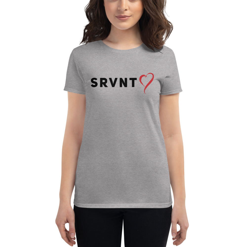 SRVNT Heart Women's T-shirt - Grey