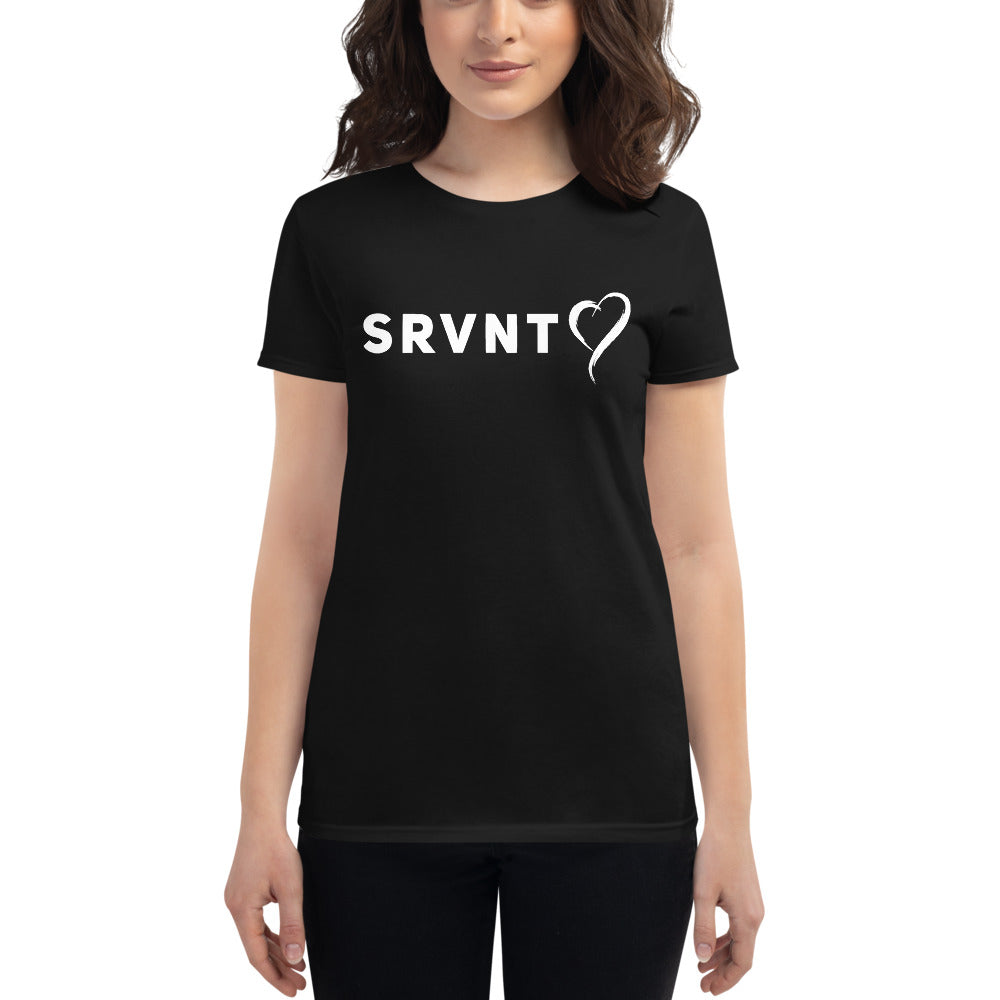 SRVNT Heart Women's T-shirt - Black