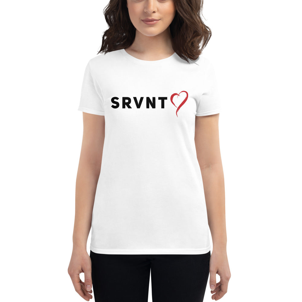SRVNT Heart Women's T-shirt - White